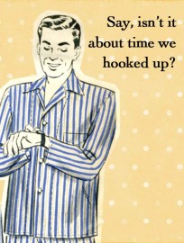 Say, Isn't It About Time We Hooked Up? Gift Tag